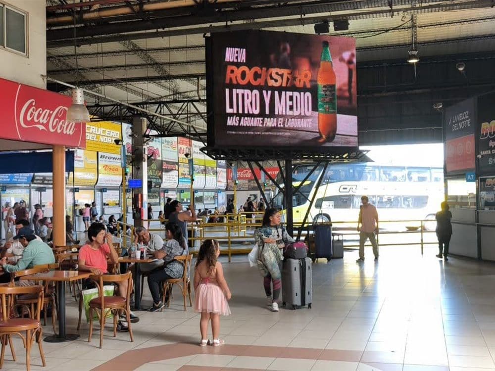 Rockstar announced its new energy drink in outdoor advertising with Taggify