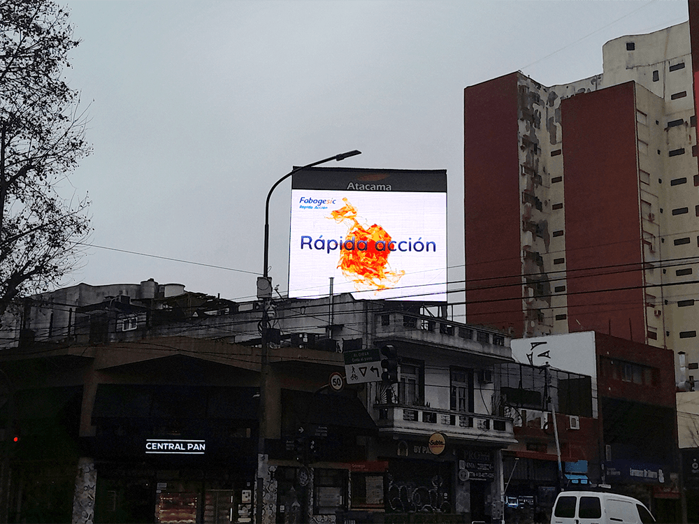 Fabogesic amplifies its presence with a pDOOH campaign with Taggify