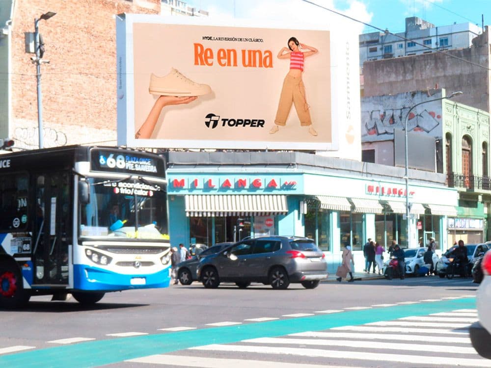 Topper impactó a nivel nacional en su campaña DOOH con Taggify