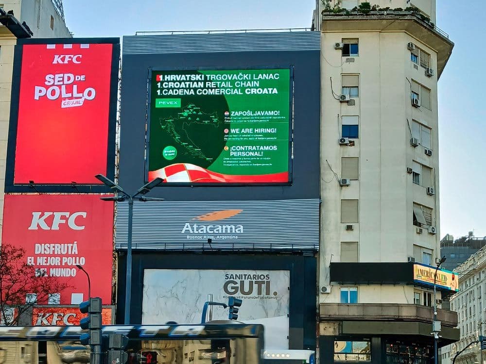 Croatia's major retailer announces new vacancies with Taggify in DOOH